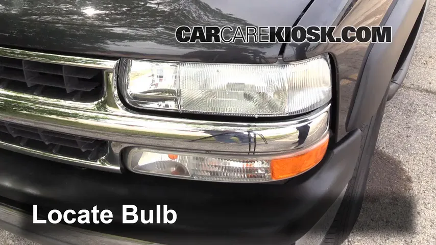 2003 Chevrolet Tahoe LS 5.3L V8 Lights Headlight (replace bulb)